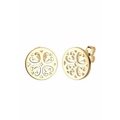 Afbeelding van Elli Ornament Oorbellen goldcoloured, Dames, Maat: One Size, Gold coloured