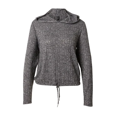 Afbeelding van ONLY Dames Onlclea L/S Hood Top JRS Pullover, dark grey melange, S