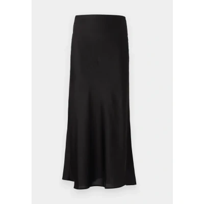 Afbeelding van VILA Viellette LONG Skirt Maxirok, Dames, Maat: 34, Black