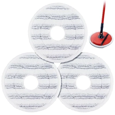 Afbeelding van 3 STKS Mop Refill voor Vileda Spin en Clean Hoofd Vervanging Wasbare Herbruikbare Microfiber het Reinigen van Vloeren