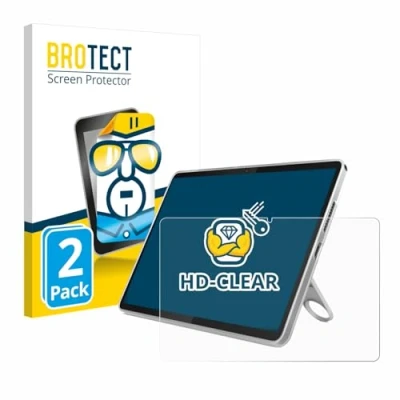 Afbeelding van BROTECT Screenprotector voor Lenovo Tab 10.1&quot; Folie Beschermfolie transparant (2 Stuks)
