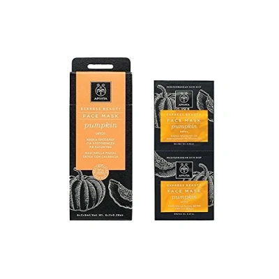Afbeelding van Apivita EXPRESS Detox face mask pumpkin,2x8ml