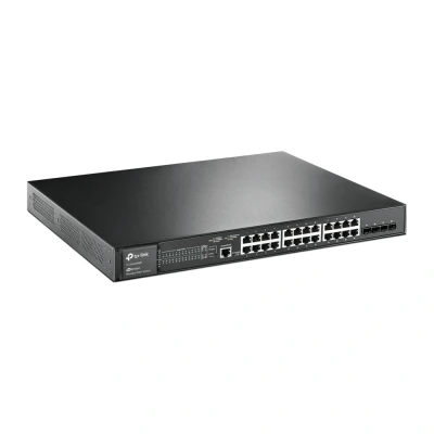 Afbeelding van TP LINK TL SG3428MP netwerk switch Managed Gigabit Ethernet (10/100/1000) Zwart Power over