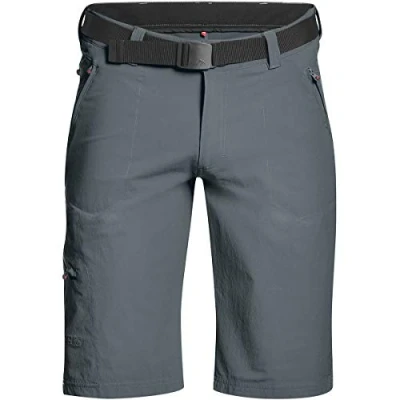 Afbeelding van Maier Sports heren Nil Bermuda wandelbroek, outdoorbroek met geïntegreerde riem, trekkingbroek