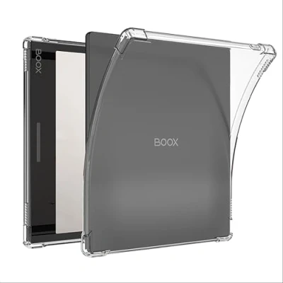 Afbeelding van GIOPUEY voor Boox Page/Boox Galileo Clear Case Zachte TPU Back Shell, Slim Cover met Airbag bescherming, licht, compatibel Transparant