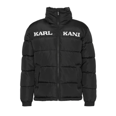 Afbeelding van Karl Kani Retro Essential Puffer Jacket Unisex Winterjas, Maat: Medium, Black