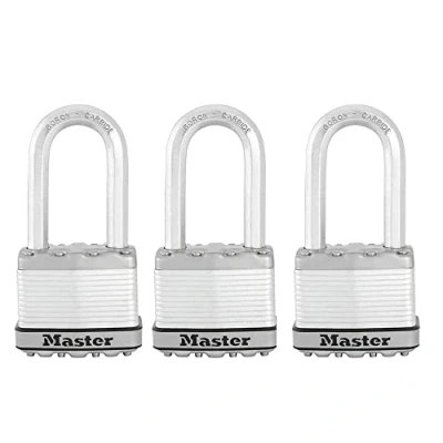 Afbeelding van Master Lock M1XTRILH Magnum hangsloten met dezelfde sleutel, 3 stuks