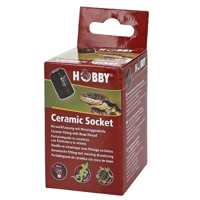 Afbeelding van Hobby keramische sokkel, fitting met messing schroefdraad E27