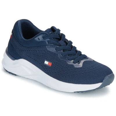 Afbeelding van NU 20% KORTING: Tommy Hilfiger Sneakers , veterschoenen, vrijetijdsschoen met logovlag