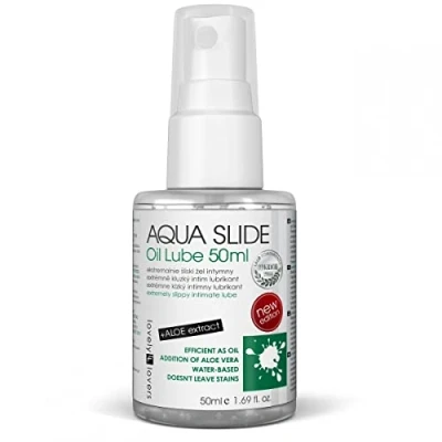 Afbeelding van Aqua Slide Oil Lube intieme olie op waterbasis met aloë vera 50ml