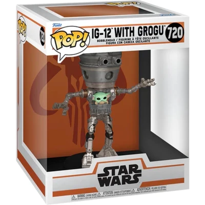 Afbeelding van Funko POP! Deluxe: MND 0 Grogu (het Kind, Baby Yoda) (Grogu Yoda), (IG 12) Star Wars: the Mandalorian Verzamelbaar Vinyl Figuur Cadeau Idee TV Fans
