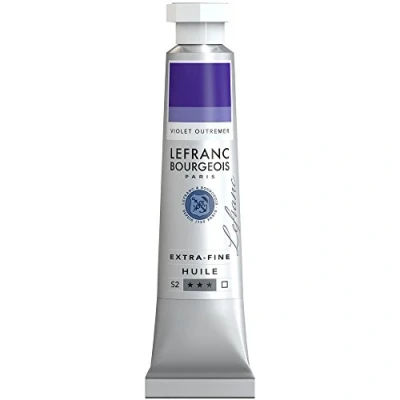 Afbeelding van Lefranc Bourgeois 404956 Extra fijne olieverf met hoogwaardige kunstenaarspigmenten, lichtecht, verouderingsbestendig 20ml Tube, Ultramarine Violet