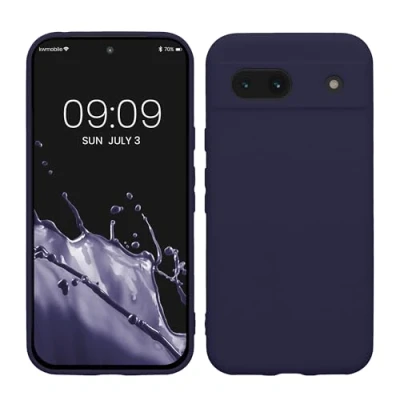 Afbeelding van kwmobile telefoonhoesje geschikt voor Google Pixel 8a Hoesje smartphone Precisie camera uitsnede In deep ocean