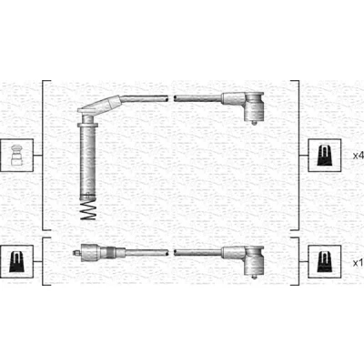 Afbeelding van Magneti Marelli Bougiekabelset 941318111154