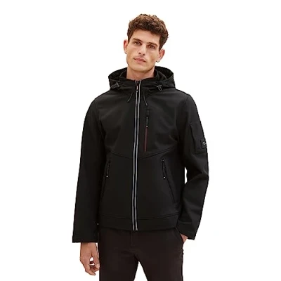 Afbeelding van TOM Tailor Jas, Heren, Maat: XL, Black