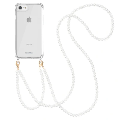 Afbeelding van Apple iPhone 7 Hoesje Kunststof imoshion Backcover met koord/Koordhoesje/Hardcase Transparant Telefoonhoesje