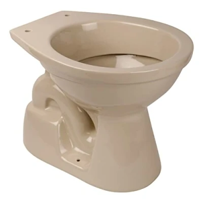 Afbeelding van Staande WC diepspoeler afvoer bodem verticaal toilet Bahama beige