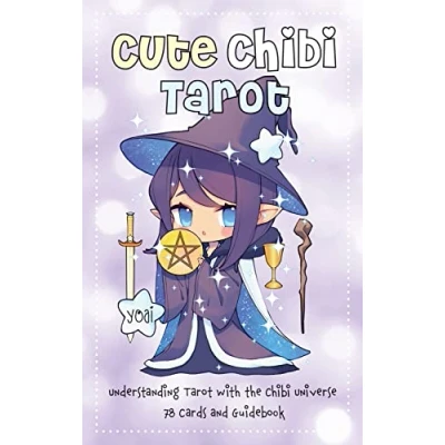 Afbeelding van Cute Chibi Tarot: Understanding Tarot with the Universe 78 Cards and Guidebook