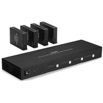 Afbeelding van LINDY 38328 Extender Cat.6 matrix 4x4 HDMI 4K60, 70m