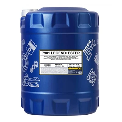 Afbeelding van MANNOL Motorolie volledig synthetische Legend+Ester 0W 40 API SN/CF 10 liter