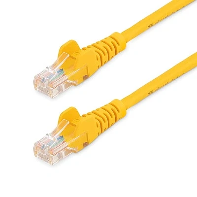 Afbeelding van StarTech Cat5e Ethernet netwerkkabel met snagless RJ45 connectors UTP kabel 5m geel