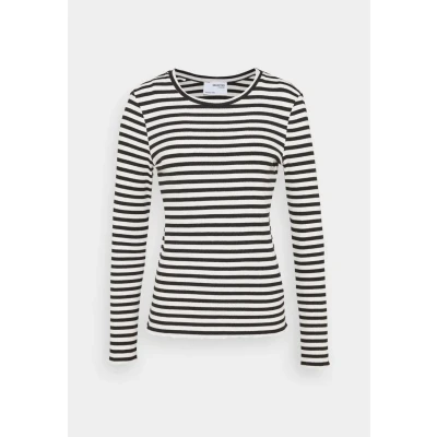 Afbeelding van SELECTED FEMME getreepte top zwart/wit