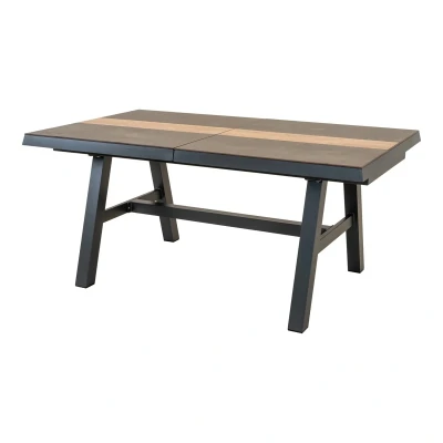 Afbeelding van Les Brixton uittrektafel 170/220x102 cm matt antraciet