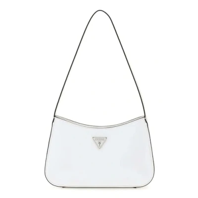Afbeelding van GUESS schoudertas Arnela Top Zip Shoulder Bag White wit