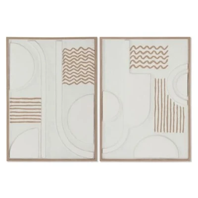 Afbeelding van Schilderij Home ESPRIT Abstract Stads 50 x 4 70 cm (2 Stuks)