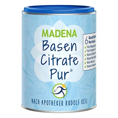 Afbeelding van Madena Basen Citrate Pur nach Apotheker Rudolf Keil Pulver, 216 g Poeder