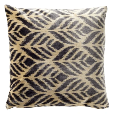 Afbeelding van Hoii ALEXA Sierkussen 45x45 cm Charcoal Gray Antraciet met duurzame kussenvulling