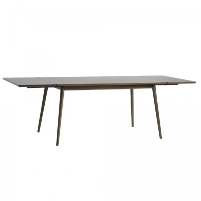 Afbeelding van Nordic Home Ivar eiken eettafel 90x150 cm bruin Hout