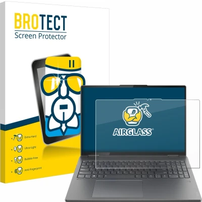 Afbeelding van BROTECT Screenprotector voor Lenovo Yoga 7i 2 in 1 Gen 9 16&quot; Folie Beschermfolie Beschermglas transparant