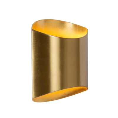 Afbeelding van Lucide Wandlamp Diletta Mat Goud/Messing