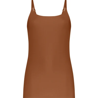 Afbeelding van ten Cate Secrets Spaghetti TOP Hemd, Dames, Maat: Small, Pecan
