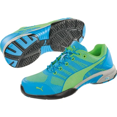Afbeelding van Puma Safety Werkschoenen Dames Celerity Knit Blauw Laag S1P