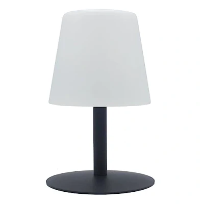 Afbeelding van LUMISKY Cordless Standy Mini Rock LED tafellamp H 25 cm Grijs en wit