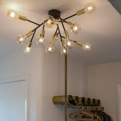 Afbeelding van By Rydéns Plafondlamp Heroes mat zwart 4200900 4002