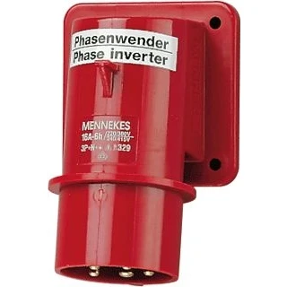 Afbeelding van Mennekes toestelcontactstop 16a 5p 6h 400v ip44 fasenwisselaar 329