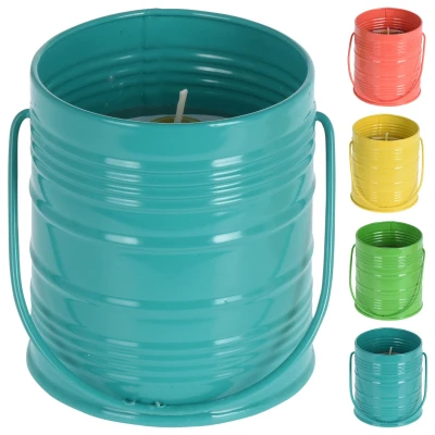 Afbeelding van Citronella kaars in emmer (1 stuk) assorti