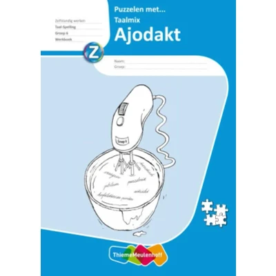 Afbeelding van Ajodakt taal Puzzelen met Taalmix (5ex) Groep 6 Werkboek (Hardback)