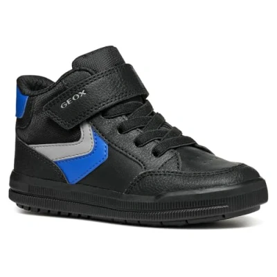 Afbeelding van Geox J Arzach Boy A Basketbal, 32 EU, Zwart, EU
