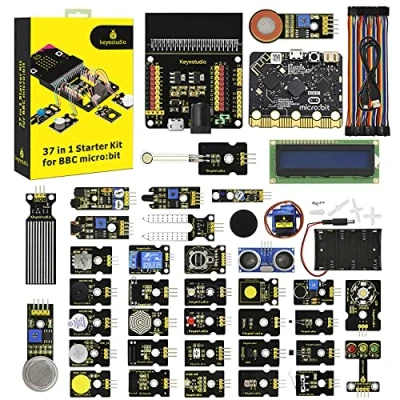 Afbeelding van KEYESTUDIO BBC Micro:bit 37 in 1 Starter Kit with Microbit V2.2 Board, STEM Education for Beginners and Kids