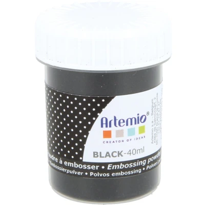 Afbeelding van Artemio Embossing Powder 40ml Zwart