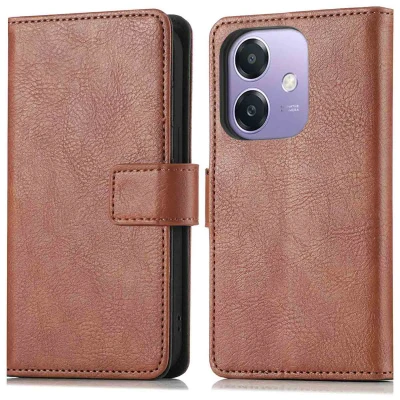 Afbeelding van Oppo A40 Hoesje Kunstleder imoshion Bookcase Bruin Telefoonhoesje