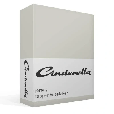 Afbeelding van Jersey Topper Hoeslaken Cinderella Light Grey 140 x 200/210 cm