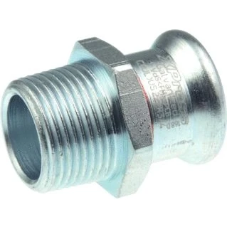 Afbeelding van VSH Xpress overgangkoppeling 1bu.x 35 mm, pers c1405, staalverzinkt