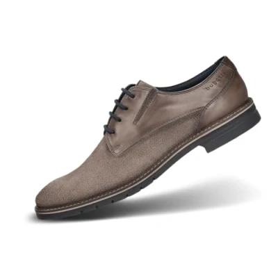Afbeelding van bugatti heren 311 a9e08 veterschoenen, lichtgrijs, 45 EU
