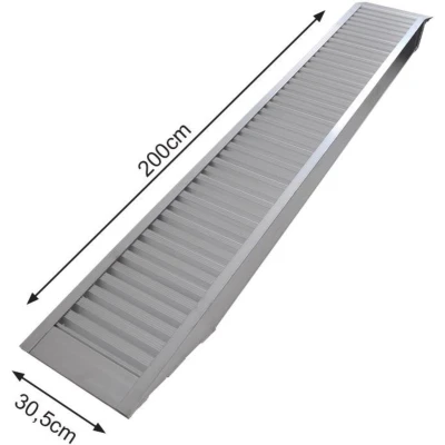 Afbeelding van Pro Plus Oprijplaat Aluminium 200 x 30.5 cm Maximale Belasting 1655 kilo