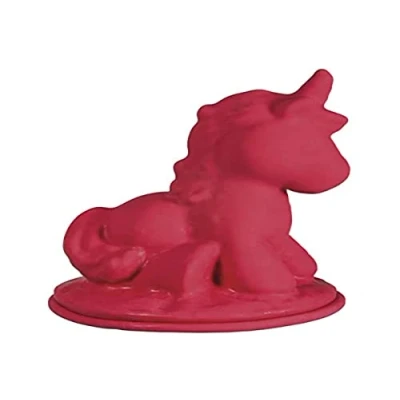 Afbeelding van Rayher 34436000 Latex rubberen mal voor gieten, met gips, beton en zeep, herbruikbare knutselvorm, eenhoornontwerp, 8 x 11 cm